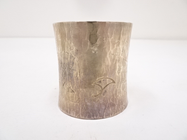 道具 ] - 道具 竹影堂造 銀仕上銀杏紋蓋置（共箱） | ネットショップ圭